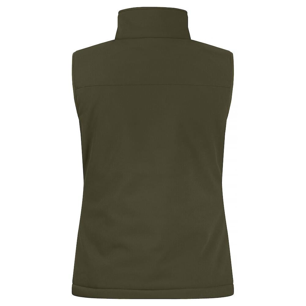 Padded Softshell Vest Women - Fog Green - Image 2