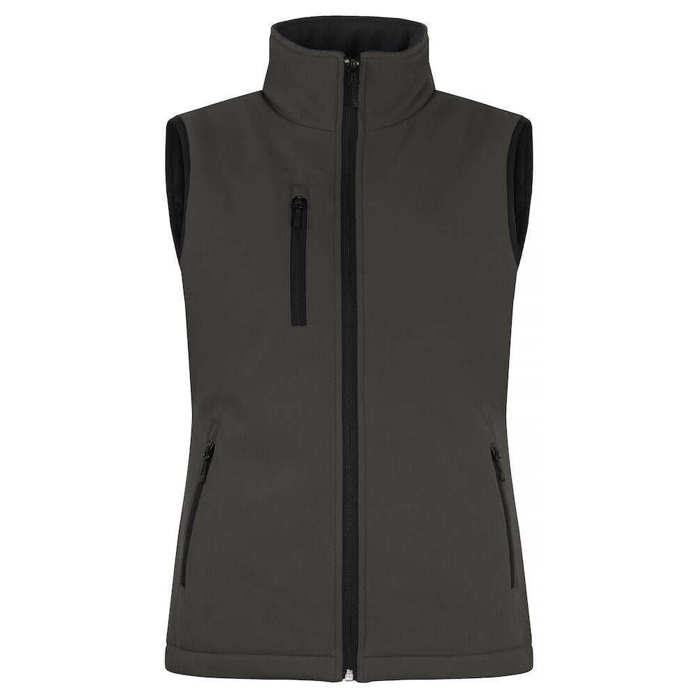 Padded Softshell Vest Women - Dark Grey - Image 1