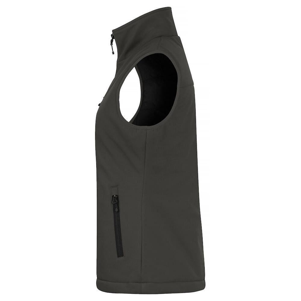 Padded Softshell Vest Women - Dark Grey - Image 3