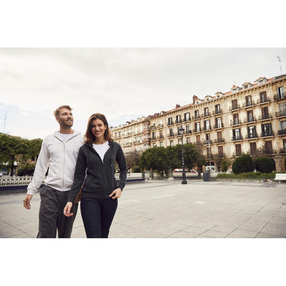 Premium OC Hoody Full Zip - Grey Melange - Image 5