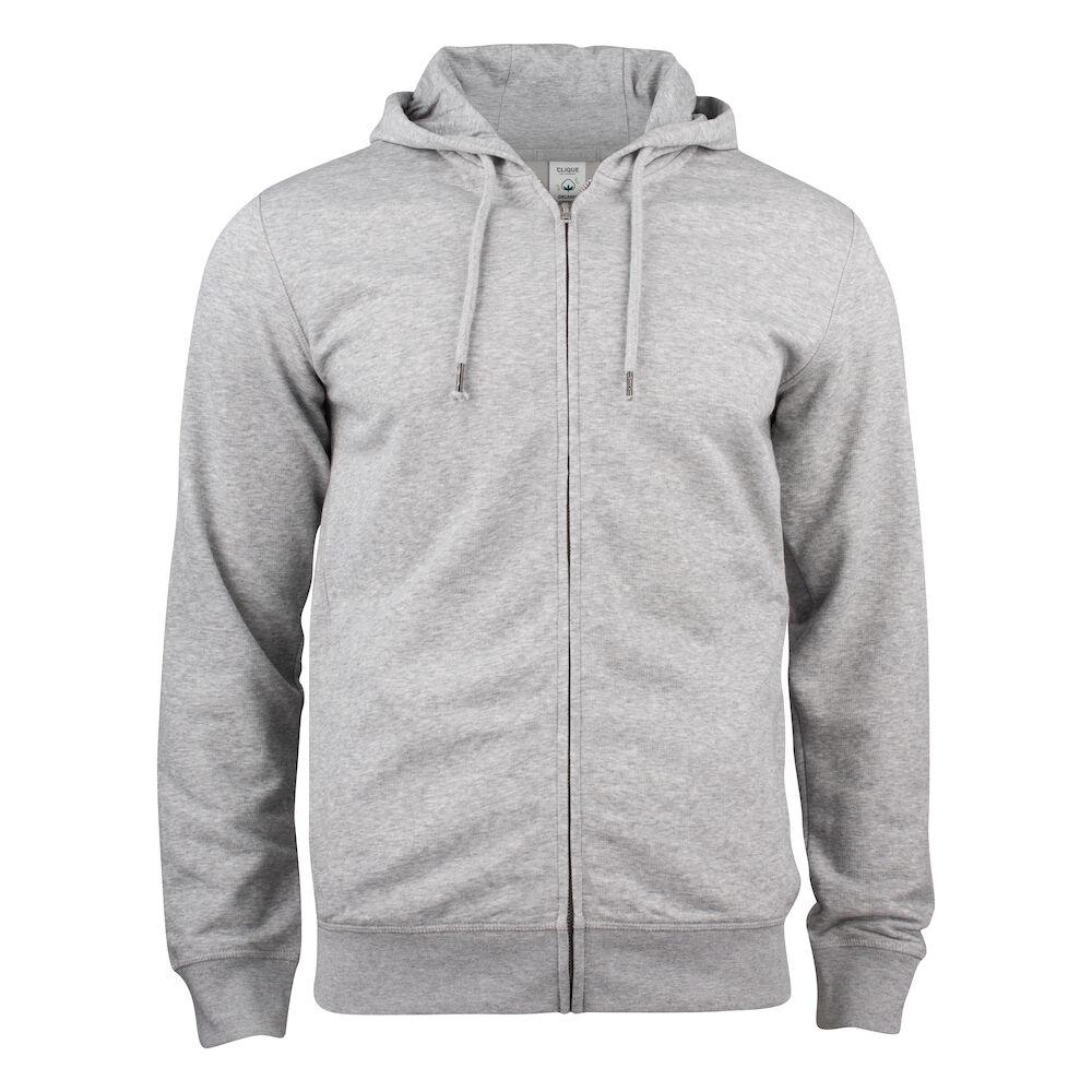 Premium OC Hoody Full Zip - Grey melange - Image 1