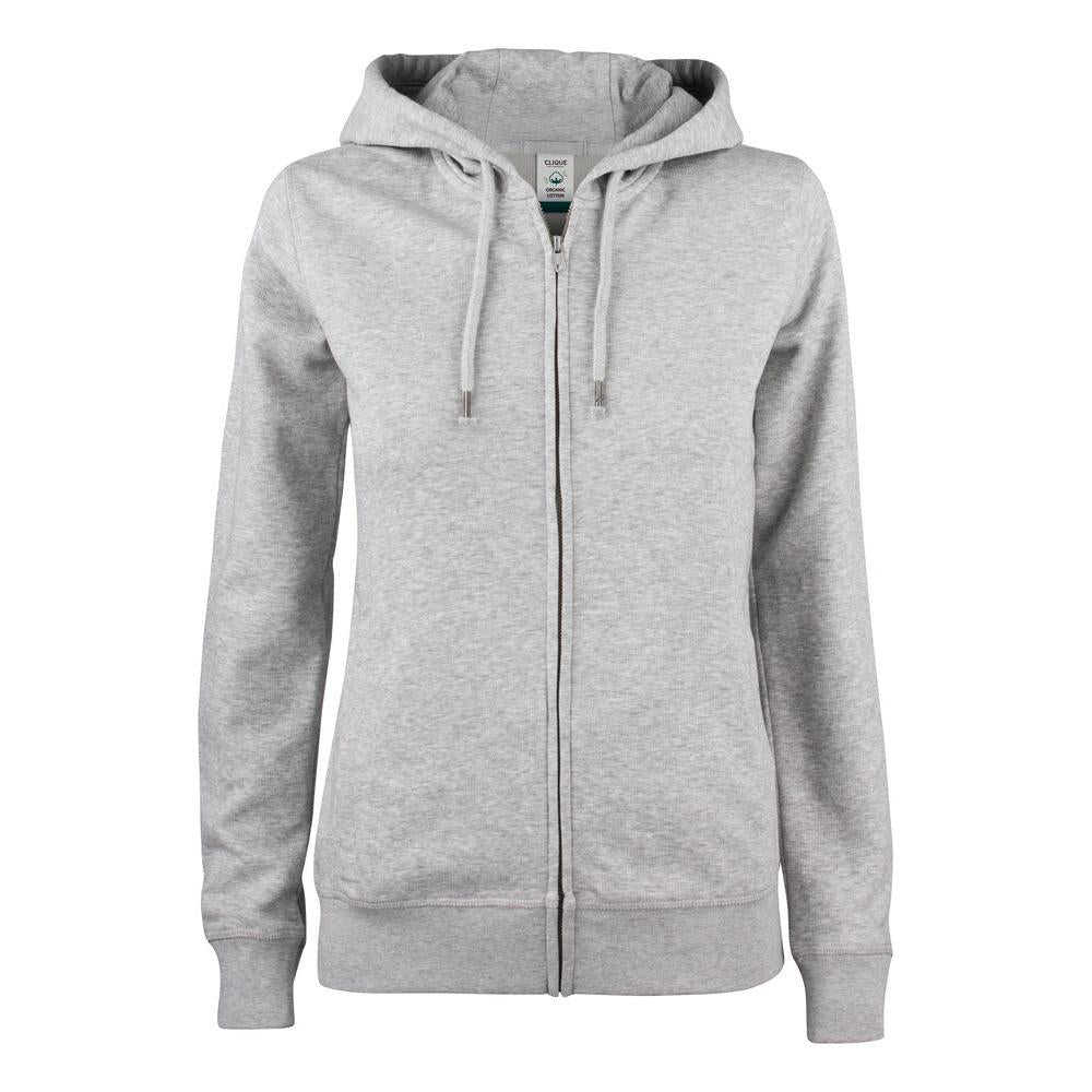 Premium OC Hoody Full Zip Women - Grey Melange - Image 1