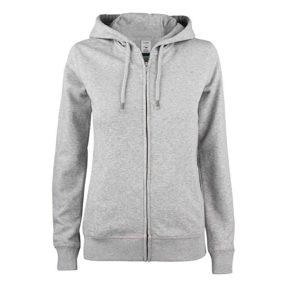 Premium OC Hoody Full Zip Women - Grey melange - Image 1