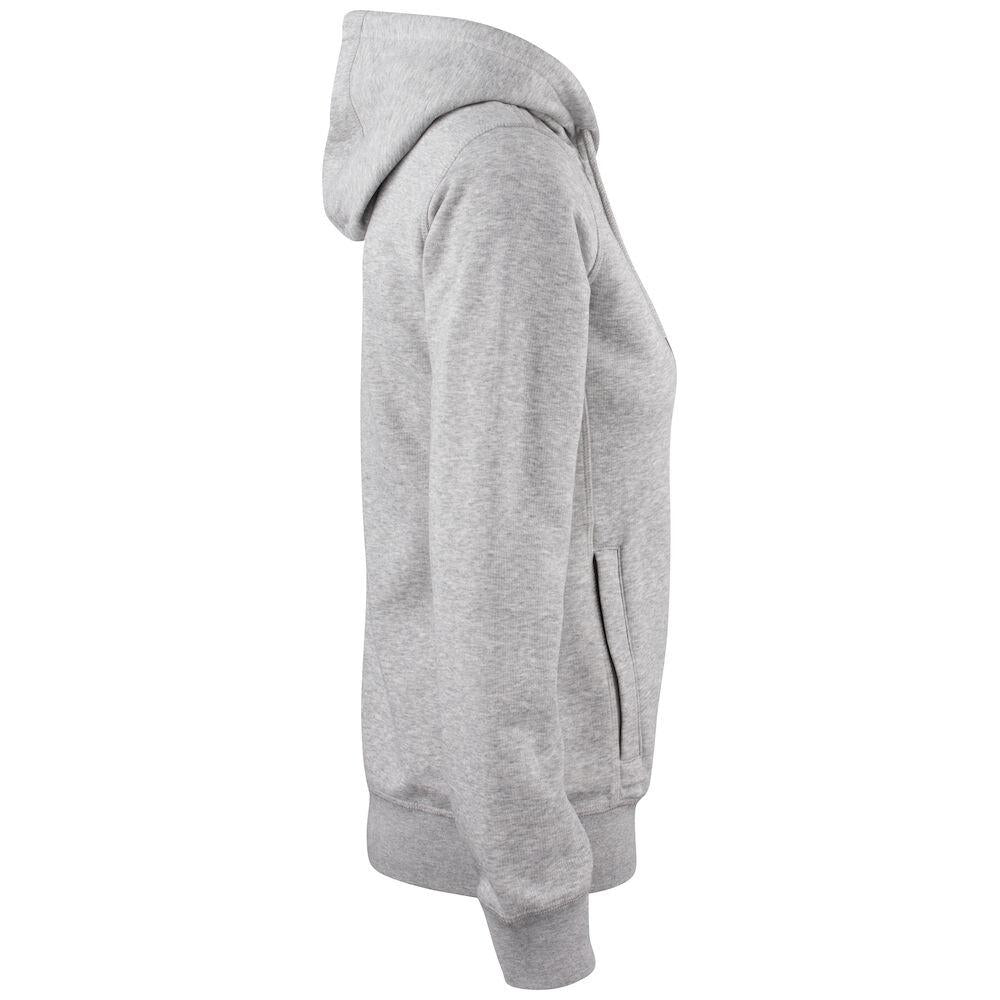 Premium OC Hoody Full Zip Women - Grey melange - Image 4