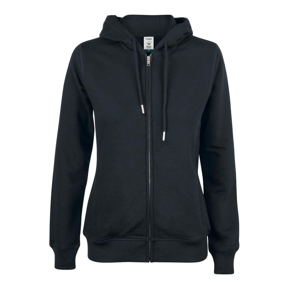 Premium OC Hoody Full Zip Women - Black - Image 1