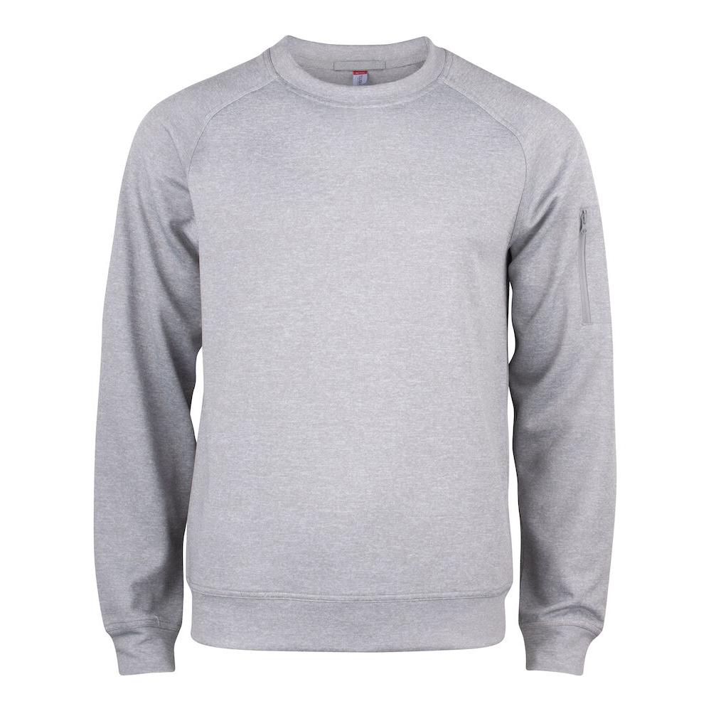 Basic Active Roundneck - Grey melange - Image 1