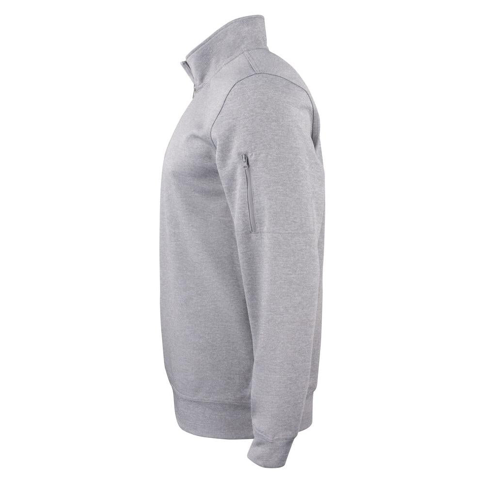 Basic Active Half Zip - Grey melange - Image 3