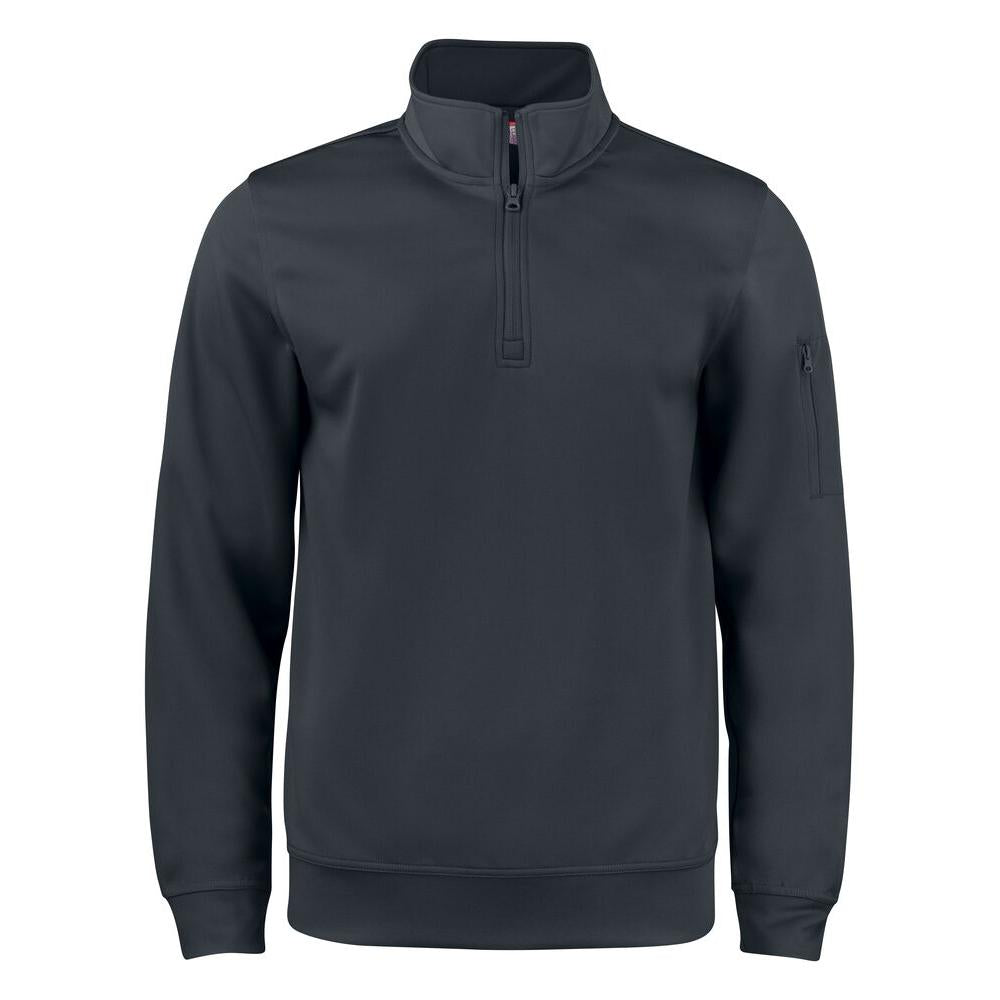 Basic Active Half Zip - Black - Image 1