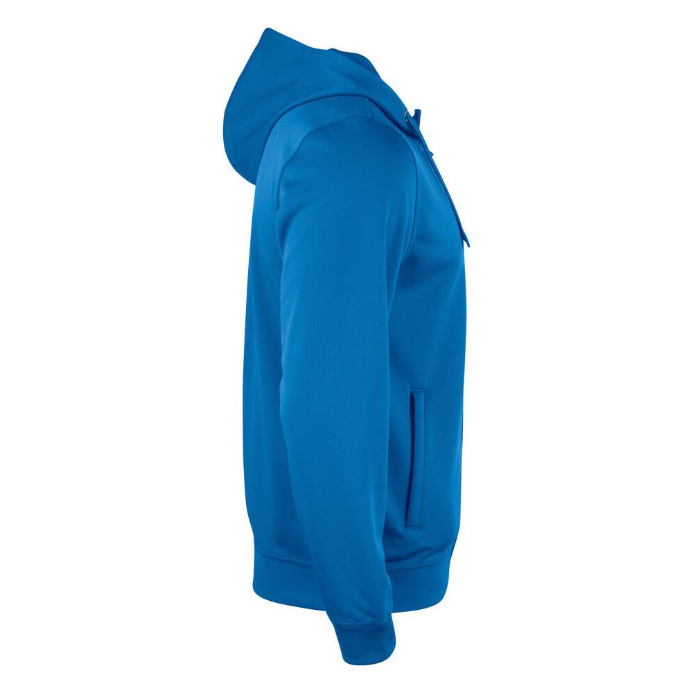 Basic Active Hoody Full Zip - Royal Blue - Image 4