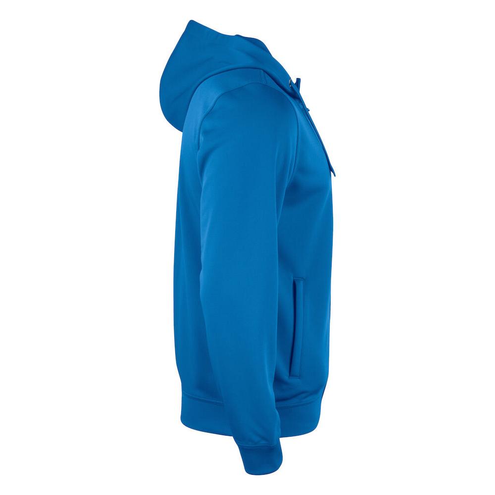 Basic Active Hoody Full Zip - Royal blue - Image 4
