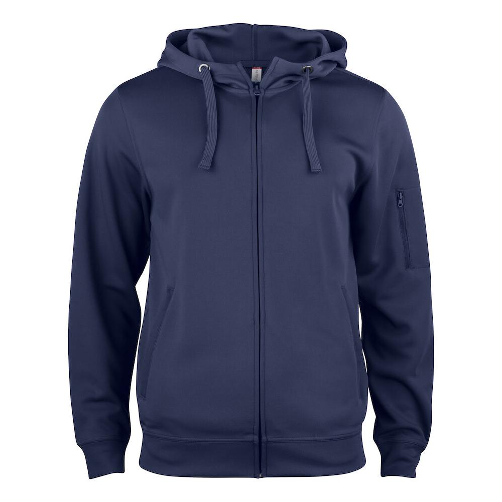 Basic Active Hoody Full Zip - Dark navy - Image 1