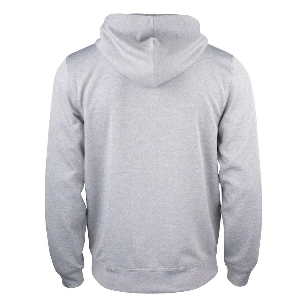 Basic Active Hoody Full Zip - Grey melange - Image 2
