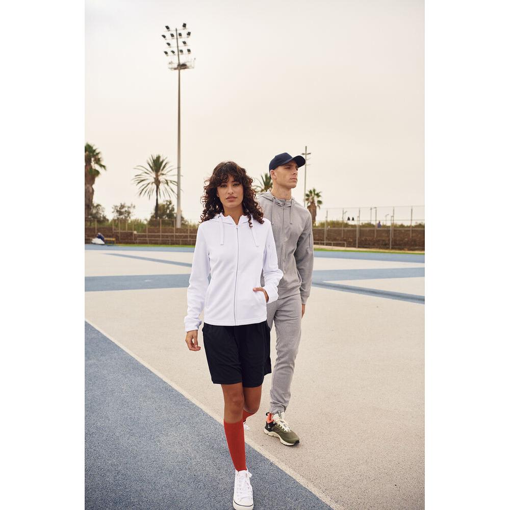 Basic Active Hoody Full Zip Women - White - Image 5