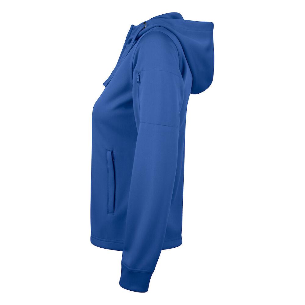 Basic Active Hoody Full Zip Women - Royal blue - Image 3