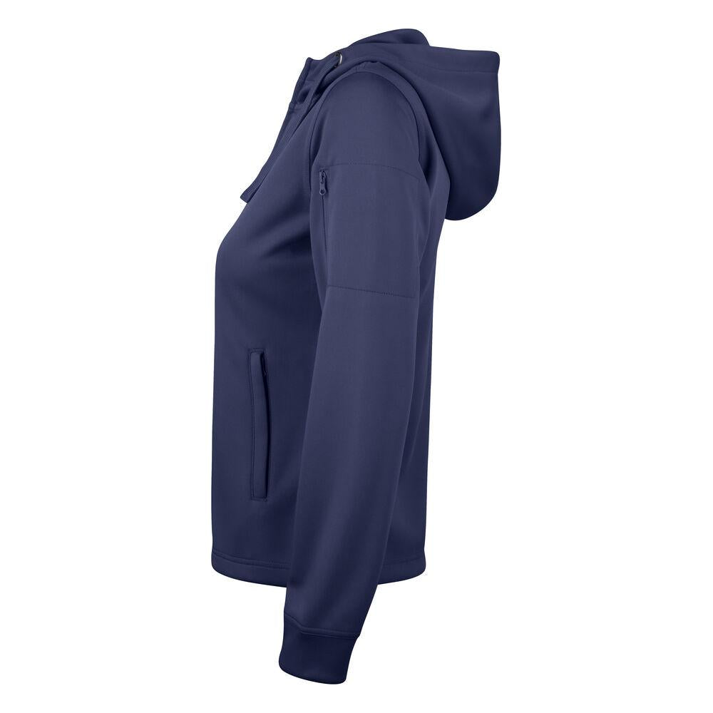 Basic Active Hoody Full Zip Women - Dark Navy - Image 3