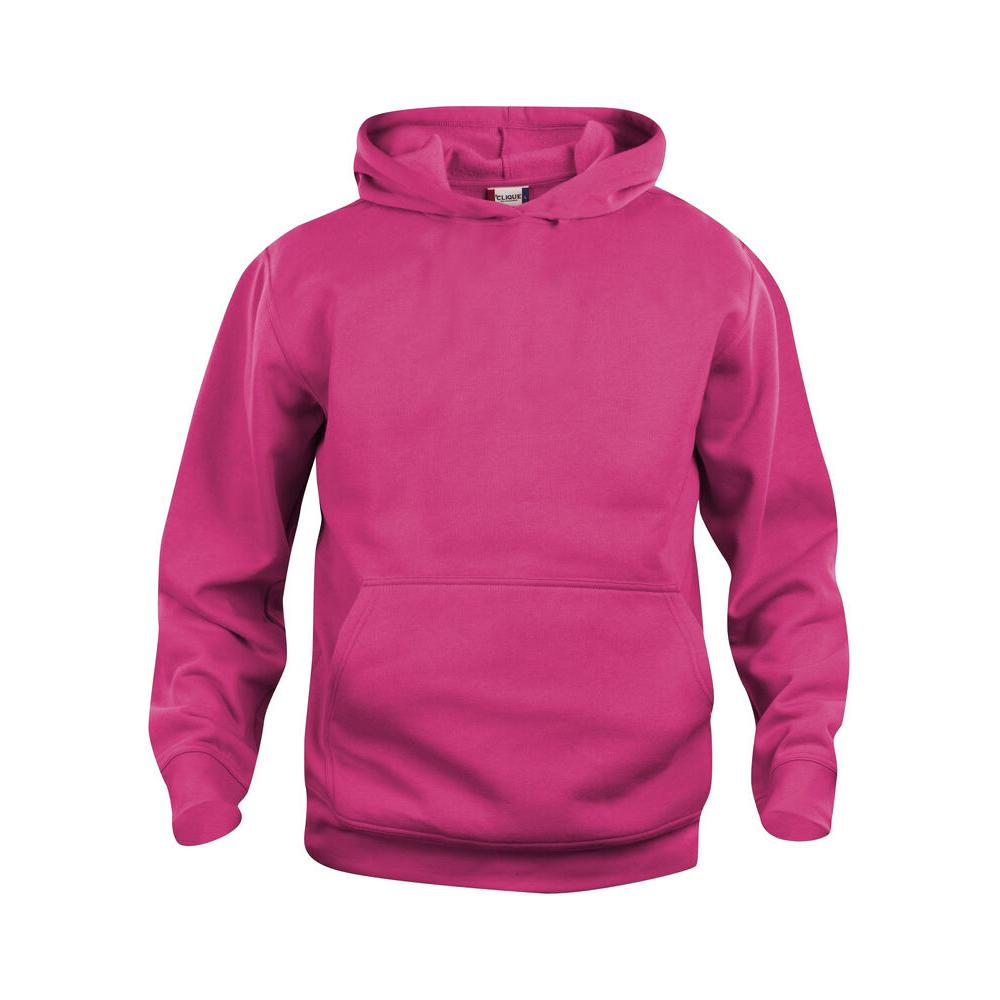 Basic Hoody Junior - Bright cerise - Image 1