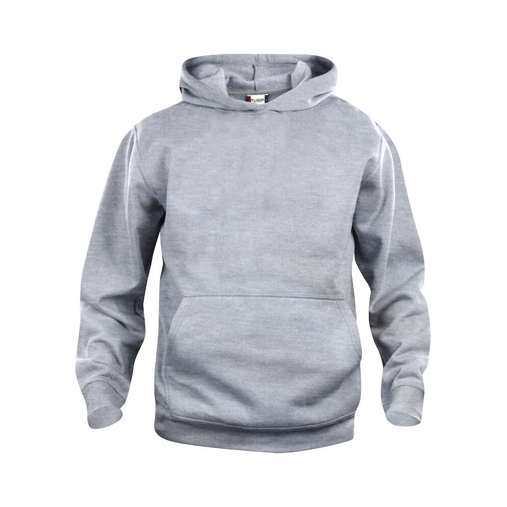 Basic Hoody Junior - Grey melange - Image 1