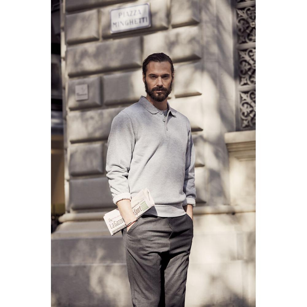 Basic Polo Sweater - Royal blue - Image 5