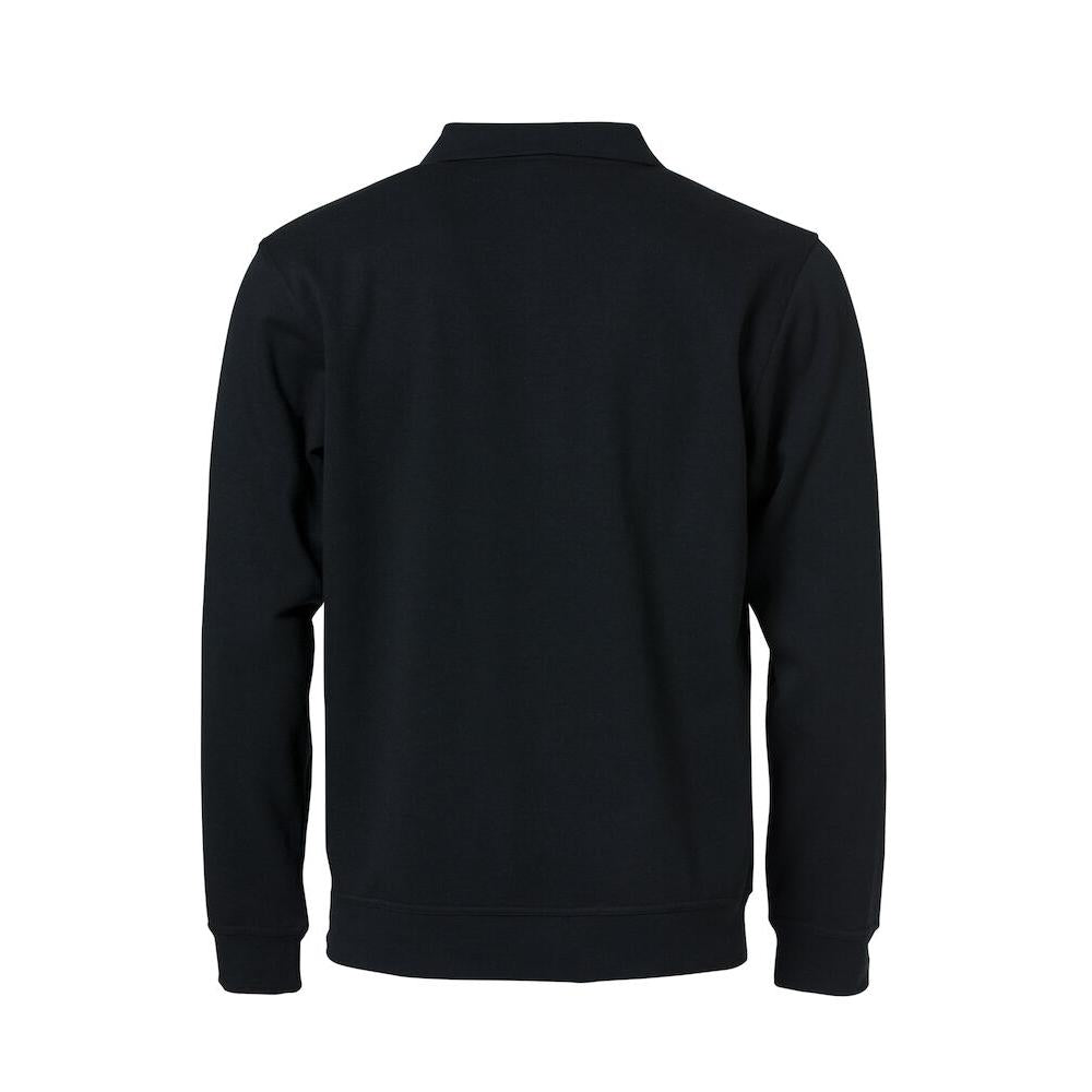 Basic Polo Sweater - Black - Image 2