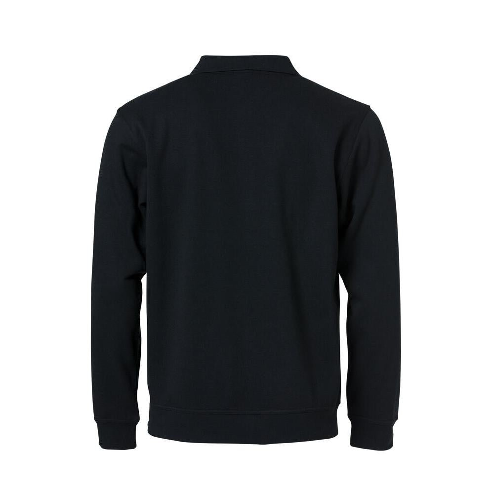 Basic Polo Sweater - Black - Image 2
