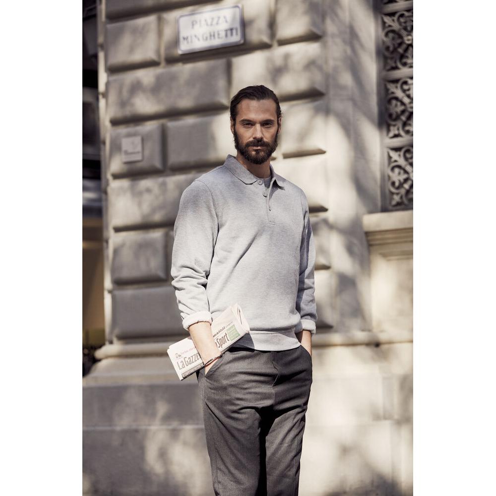 Basic Polo Sweater - Black - Image 5