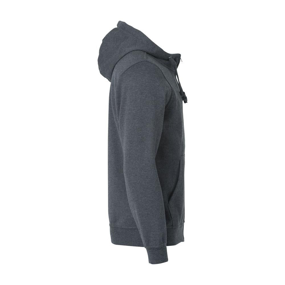 Basic Hoody Full Zip - Anthracite Melange - Image 4