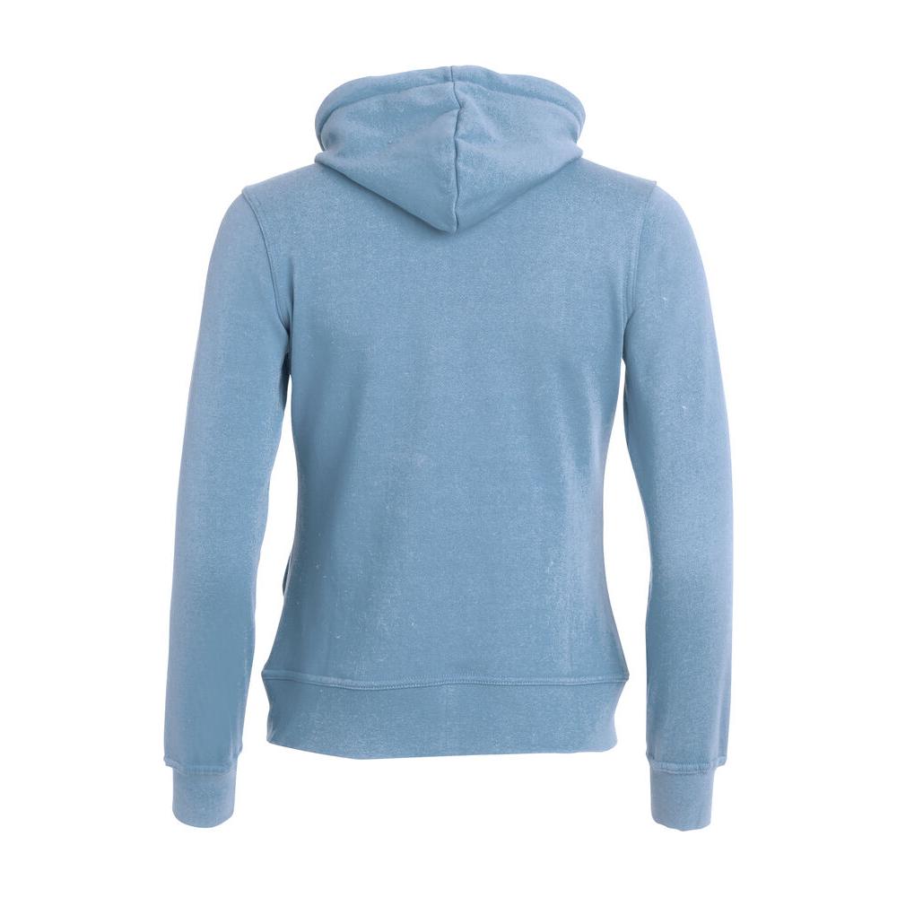 Basic Hoody Full Zip Women - Light Blue - Image 2