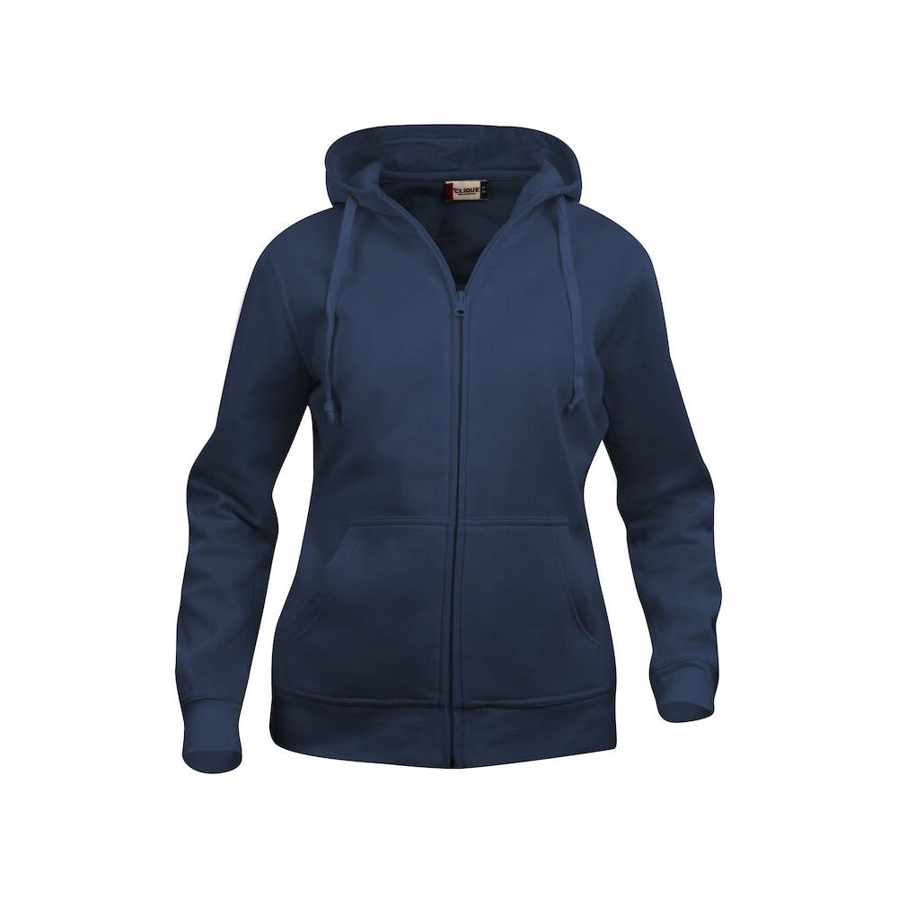 Basic Hoody Full Zip Women - Dark navy - Image 1