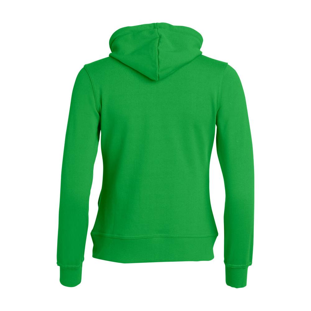 Basic Hoody Full Zip Women - Apple Green - Image 2
