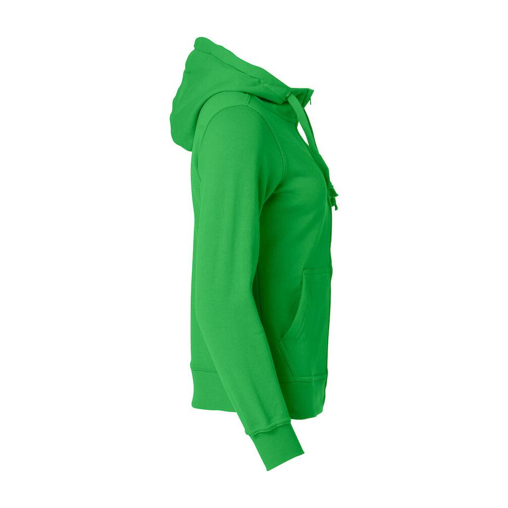 Basic Hoody Full Zip Women - Apple green - Image 4