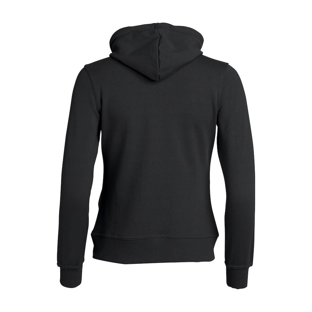 Basic Hoody Full Zip Women - Black - Image 2