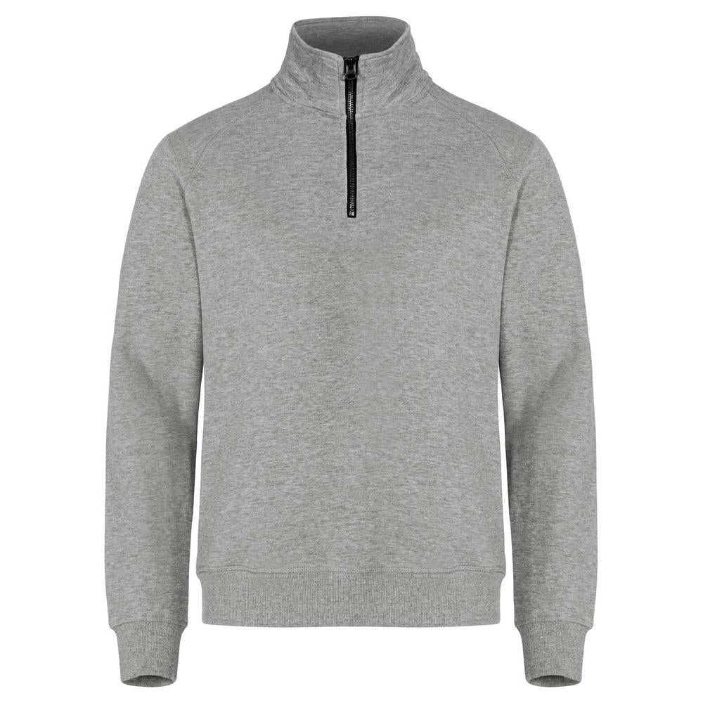 Classic Half Zip - Grey Melange - Image 1