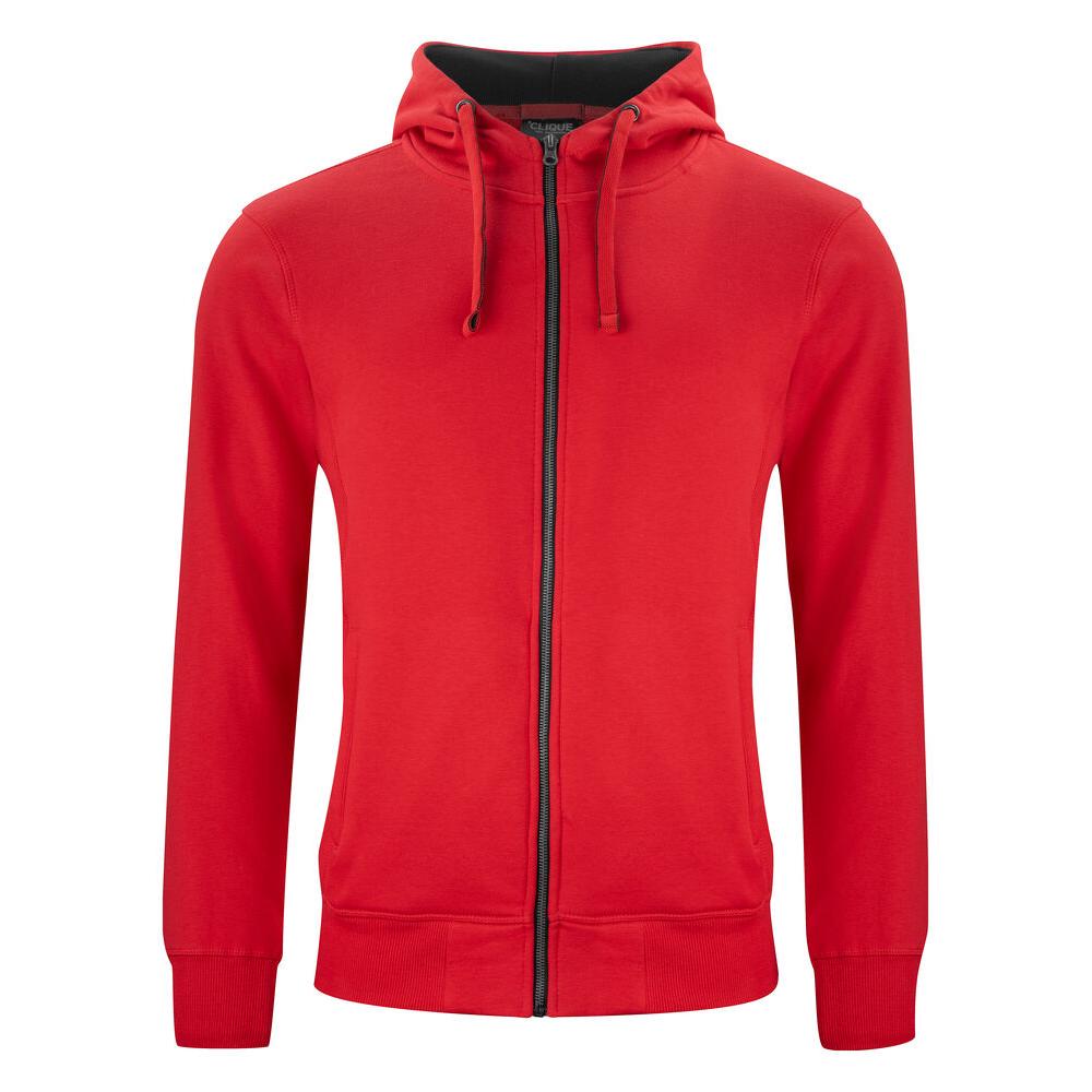 Classic Hoody Full Zip - Red - Image 1