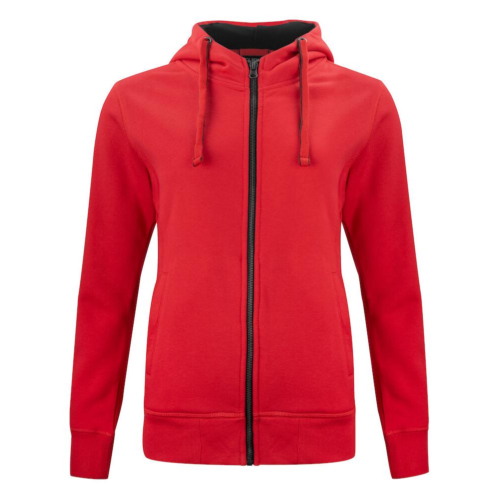 Classic Hoody Full Zip Women - Red - Image 1