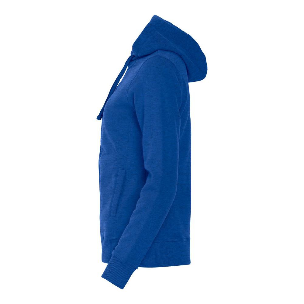Classic Hoody Full Zip Women - Blue melange - Image 3