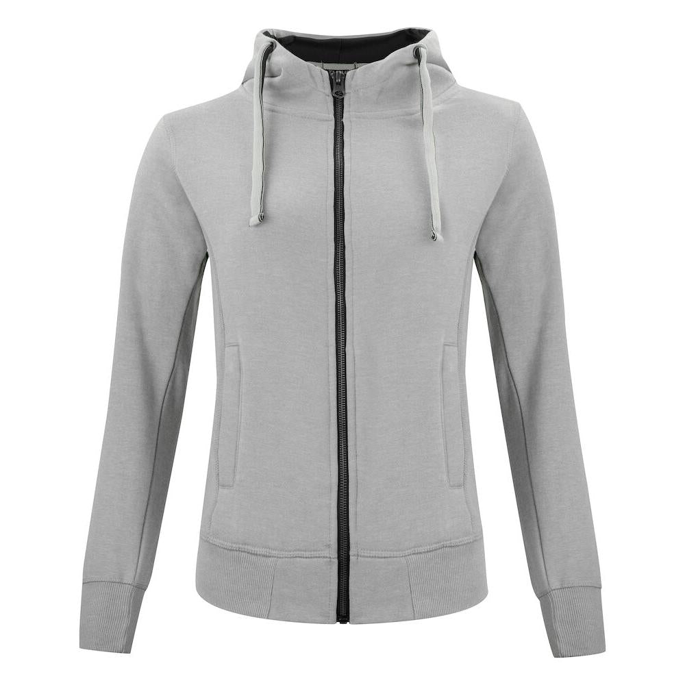 Classic Hoody Full Zip Women - Grey melange - Image 1