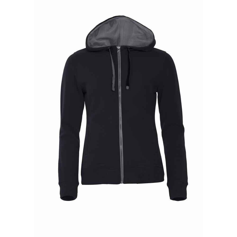 Classic Hoody Full Zip Women - Black - Image 1