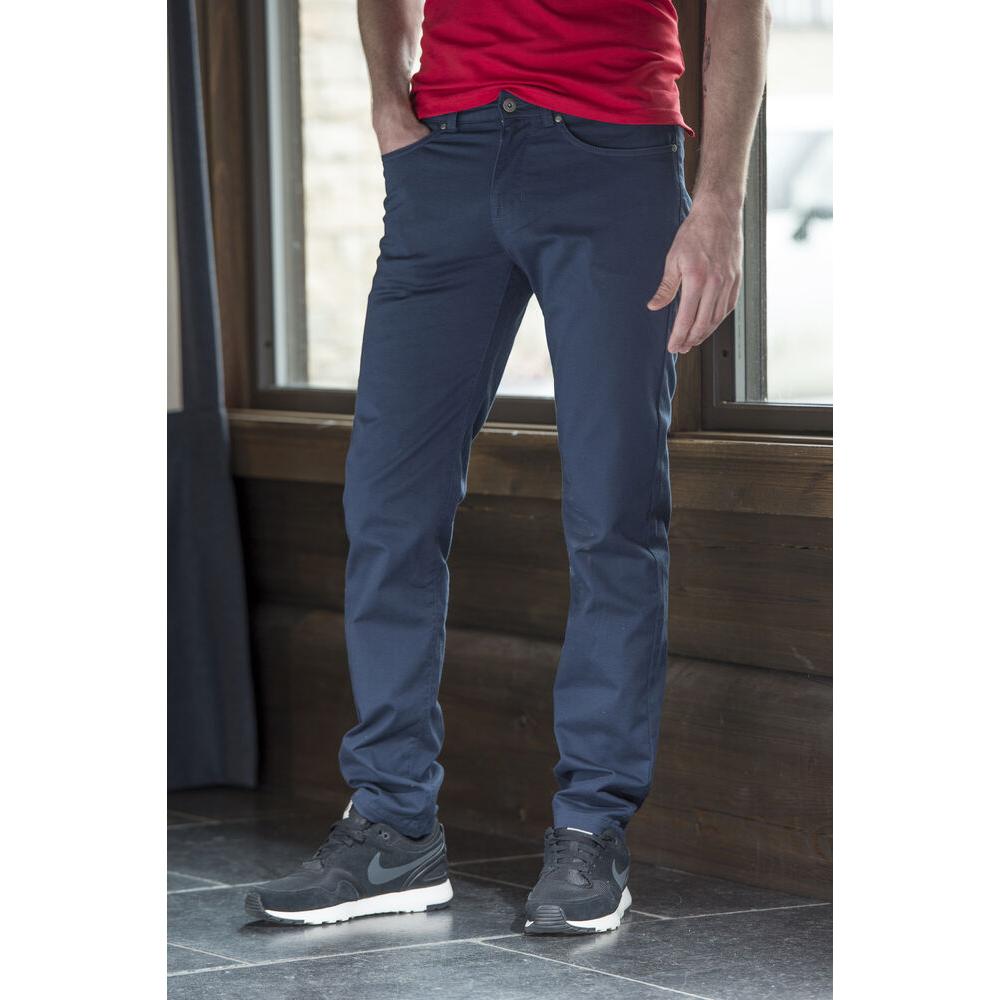 5-Pocket Stretch Light - Dark Navy - Image 2