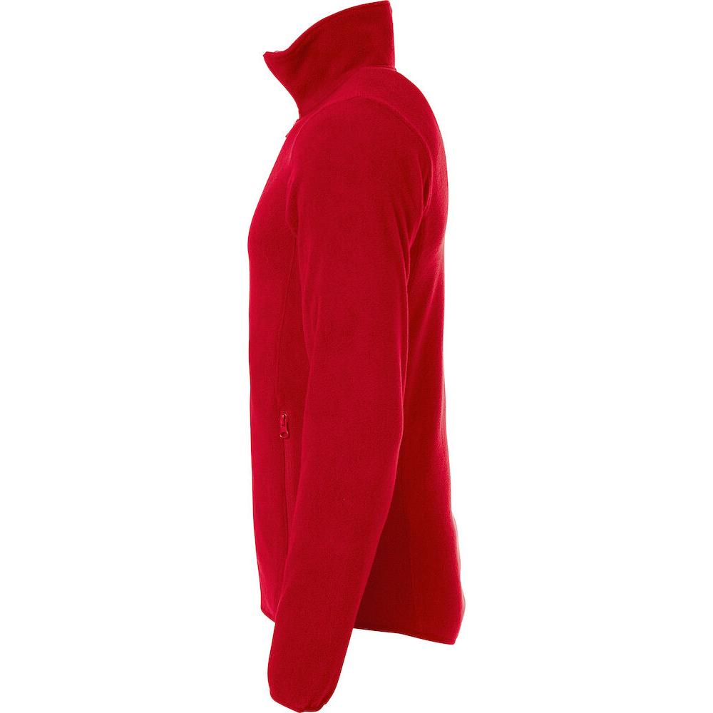 Basic Polar Fleece Jacket - Red - Image 3