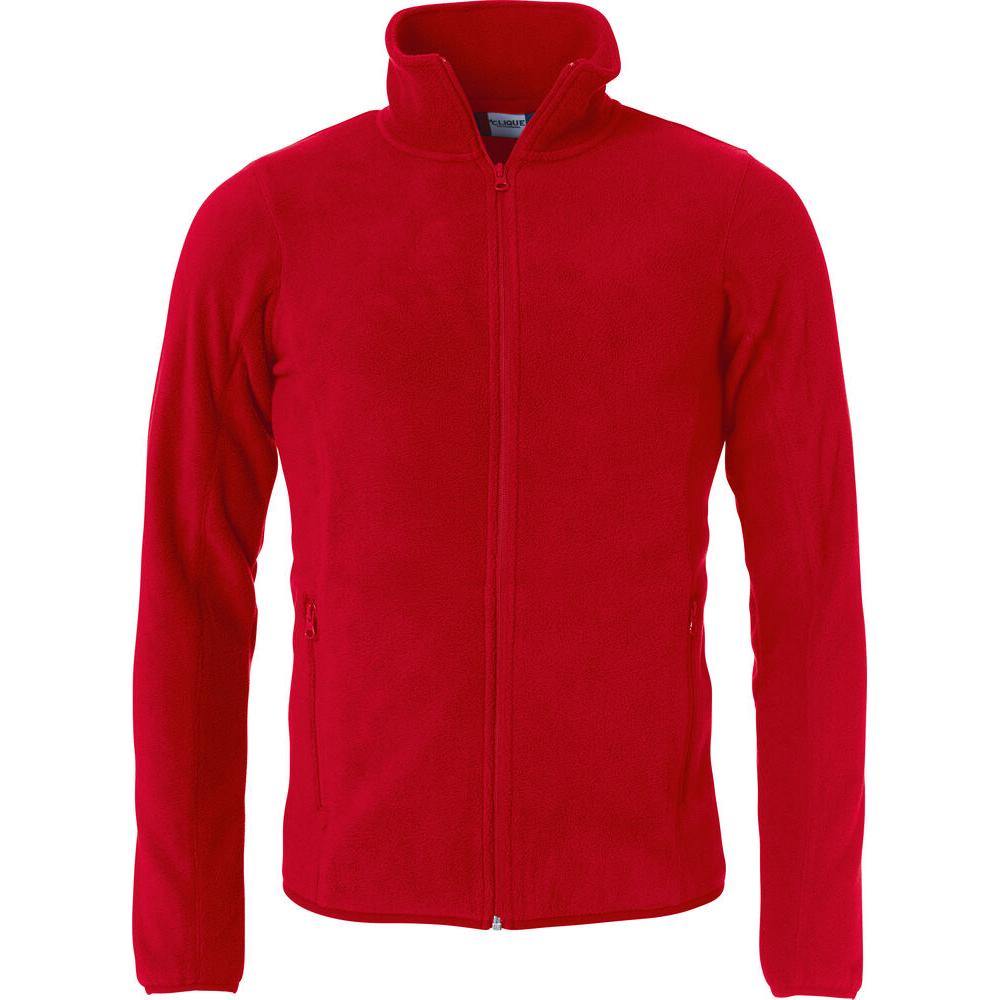 Basic Polar Fleece Jacket - Red - Image 1