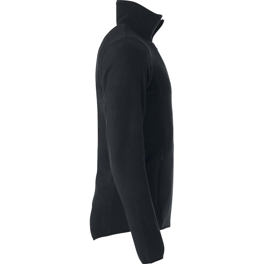 Basic Polar Fleece Jacket - Black - Image 4