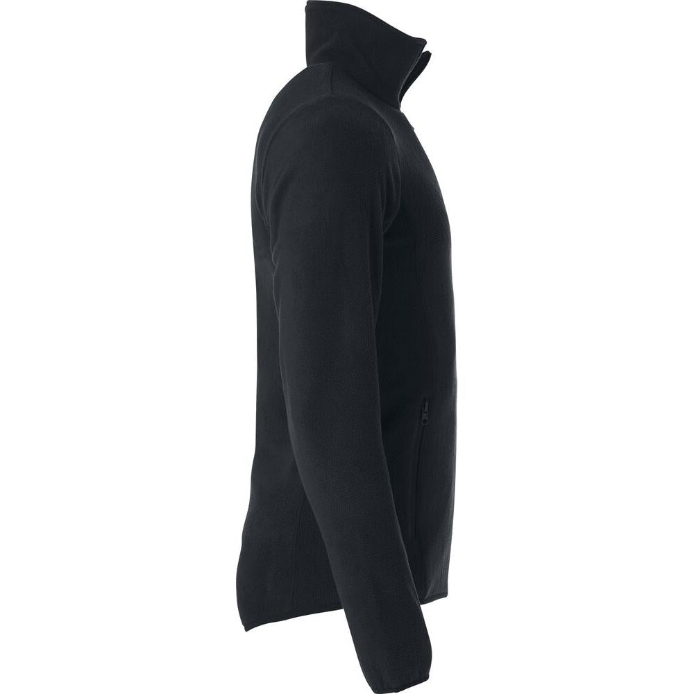 Basic Polar Fleece Jacket - Black - Image 4