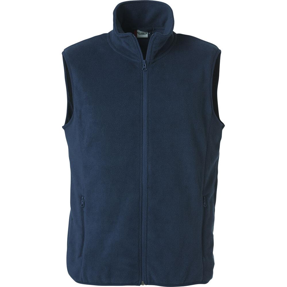 Basic Polar Fleece Vest - Dark Navy - Image 1