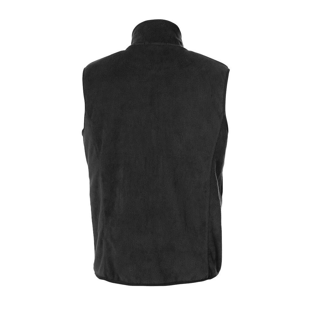 Basic Polar Fleece Vest - Black - Image 2