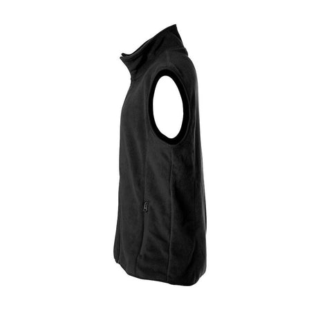Basic Polar Fleece Vest - Black - Image 3