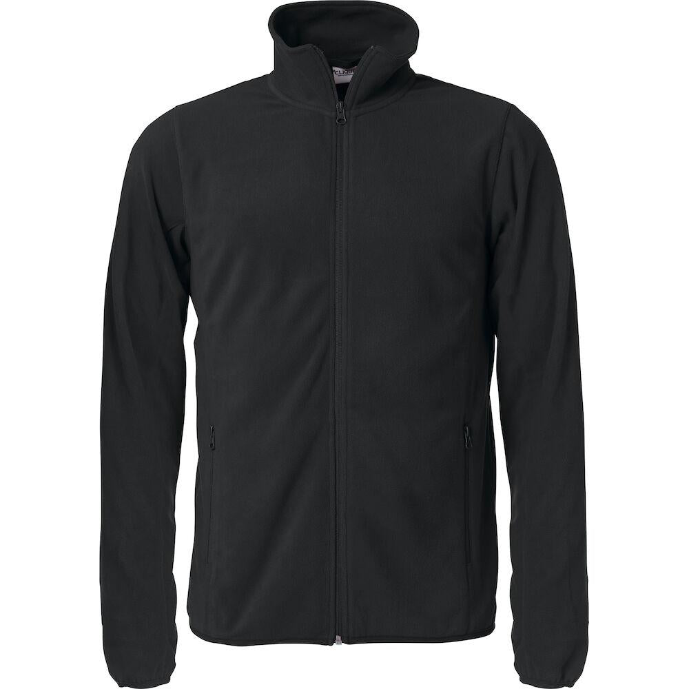 Basic Micro Fleece Jacket - Black - Image 1