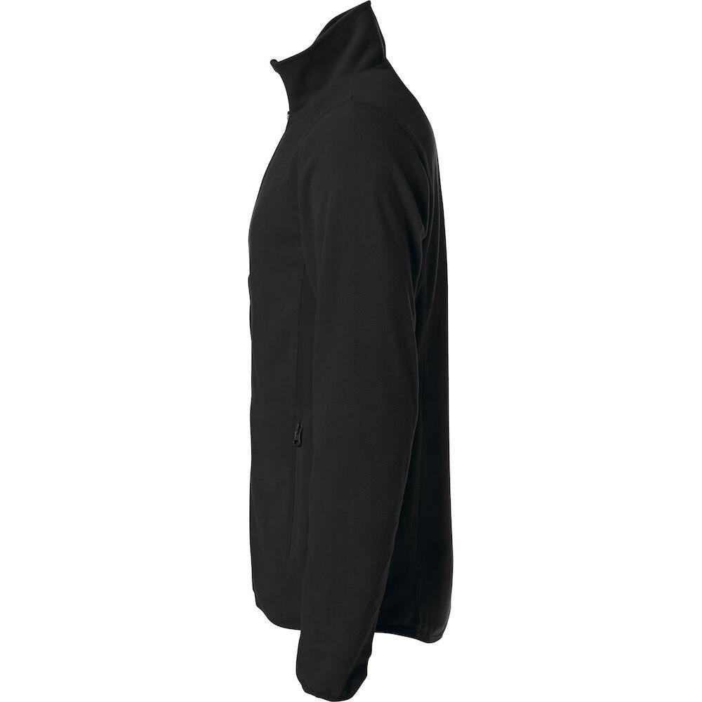 Basic Micro Fleece Jacket - Black - Image 3