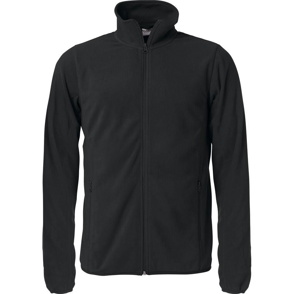 Basic Micro Fleece Jacket - Black - Image 1