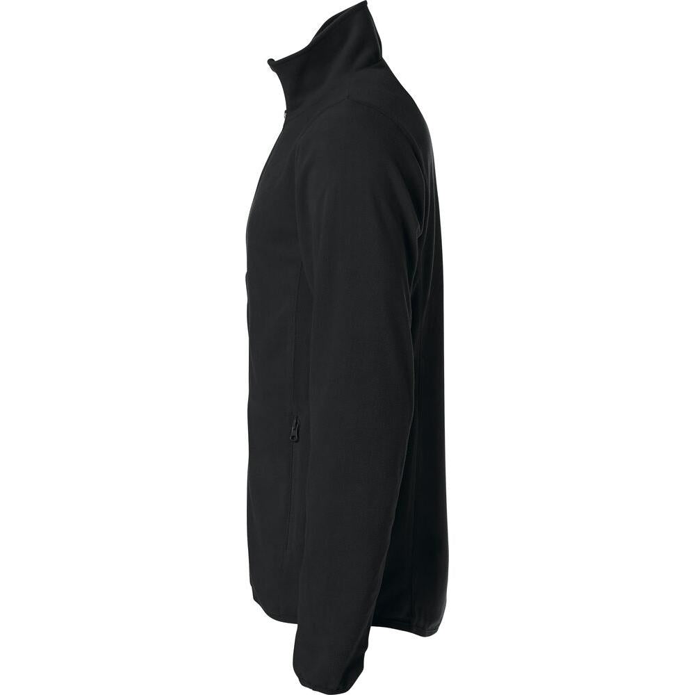 Basic Micro Fleece Jacket - Black - Image 3