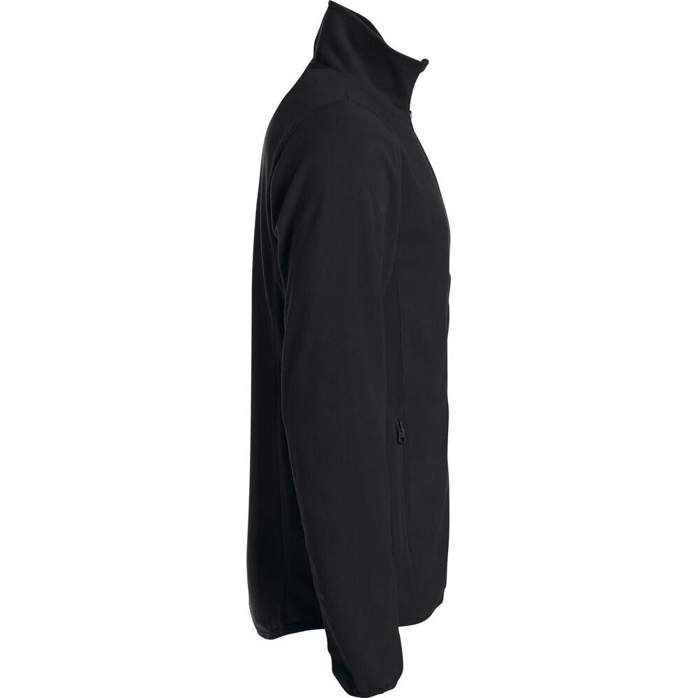 Basic Micro Fleece Jacket - Black - Image 4